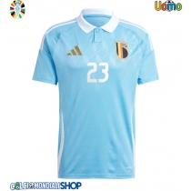 Maglie da calcio Belgio Arthur Vermeeren #23 Seconda Maglia Europei 2024 Manica Corta